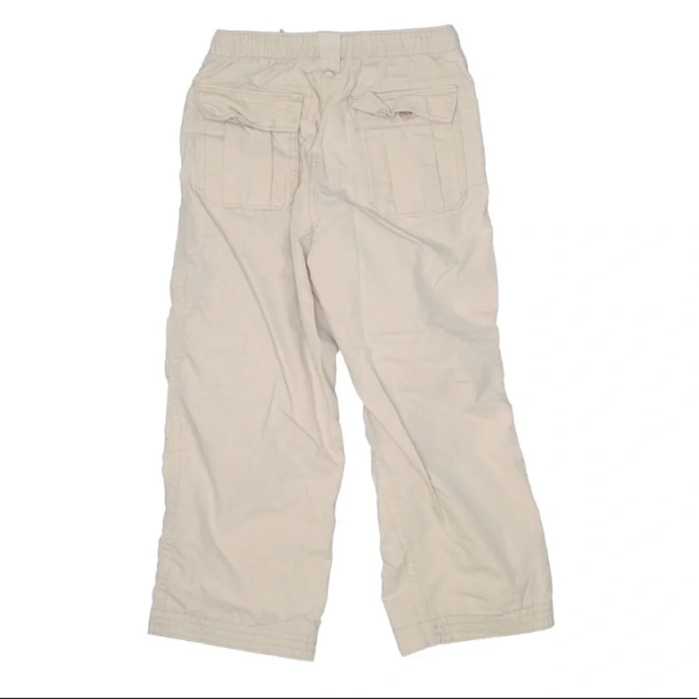 Gap kids small khaki cargo warm lined Casual kids pants tan